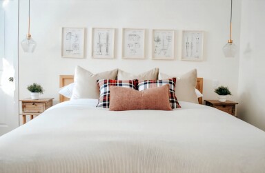 Chalet, Coussin, Décoration D'intérieur, Oreiller, Lit, Plante, Design D'intérieur