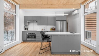 Québec, Indoors, Interior Design, Kitchen, Wood, Floor, Wood Panels