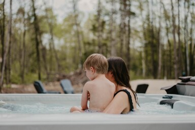 Nature,, Hot Tub, Tub, Bathing, Person