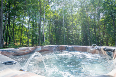 Canada, Jacuzzi, Bain À Remous, Plante, Végétation