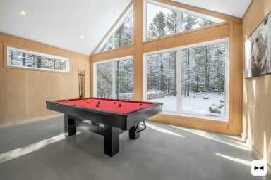 Chalet, Meubles, Table, Intérieur, Bureau, Salle De Billard, Table De Billard