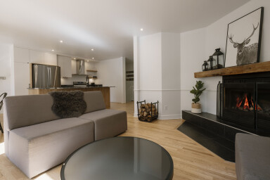 Canada, Intérieur, Salon, Cheminée, Design D'intérieur, Canapé, Table Basse