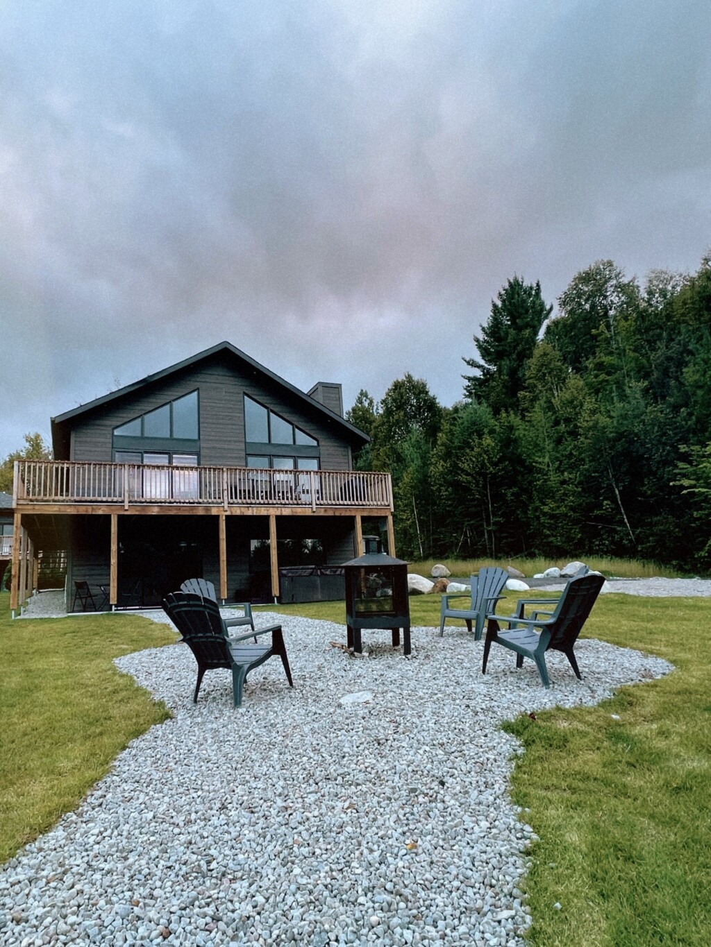 Nature, En Plein Air, Paysage, Herbe, Chaise, Logement, Maison