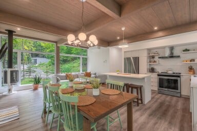 Québec, Design D'intérieur, Salle À Manger, Table À Manger, Table, Bois, Décoration D'intérieur