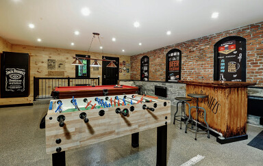 Chalet, Meubles, Table, Intérieur