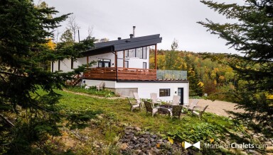 Canada, Cottage, Tree, Scenery, Conifer, Chair, Shelter