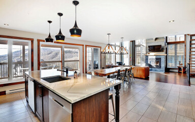 Canada, Indoors, Interior Design, Kitchen, Sink, Penthouse, Kitchen Island