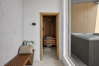 Canada, Intérieur, Design D'intérieur, Panneaux En Bois, Bain À Remous, Baignoire