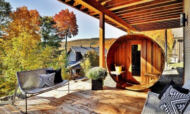 Cottage, Scenery, Bench, Interior Design, Plant, Wood, Housing