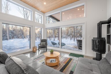 Cottage, Interior Design, Living Room, Plant, Rug, Chair, Window