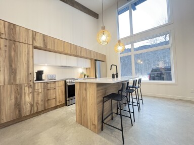 Canada, Intérieur, Design D'intérieur, Panneaux En Bois, Cuisine, Plancher, Bois