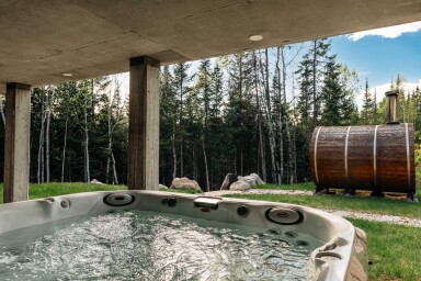 Canada, Baignoire, Bain À Remous, Baignade, Intérieur, Design D'intérieur