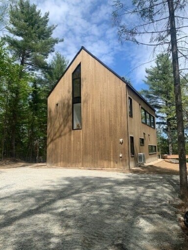 Québec, Logement, Design D'intérieur, Maison, Extérieur, Cabane, Bois
