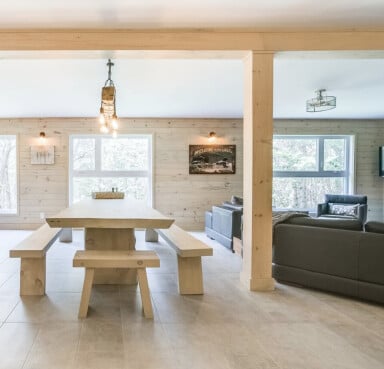 Chalet, Design D'intérieur, Salle À Manger, Table À Manger, Table, Bois, Décoration D'intérieur