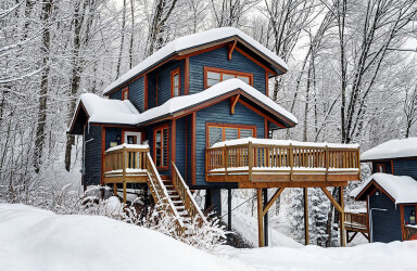 Québec, Architecture, Bâtiment, Logement, Maison, Cabine