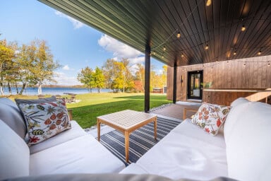 Canada, Design D'intérieur, Nature, Extérieur, Paysage, Canapé, Chaise