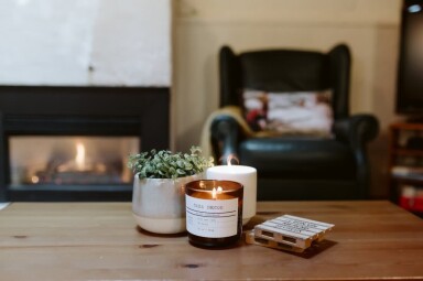 Chalet, Plante, Bougie