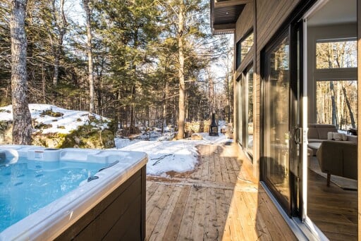 Nature, Design D'intérieur, Bain À Remous, Bain, Extérieur, Paysage, Piscine