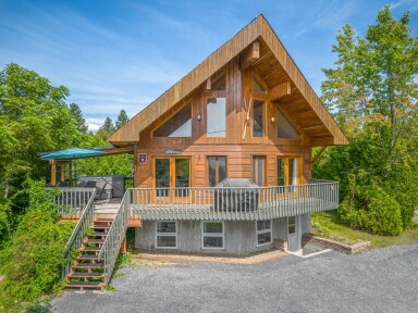 Québec, Chalet, Maison, Logement, Chalet, Extérieur, Paysage
