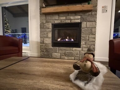 Canada, Fireplace, Indoors, Living Room, Couch, Wood, Flooring