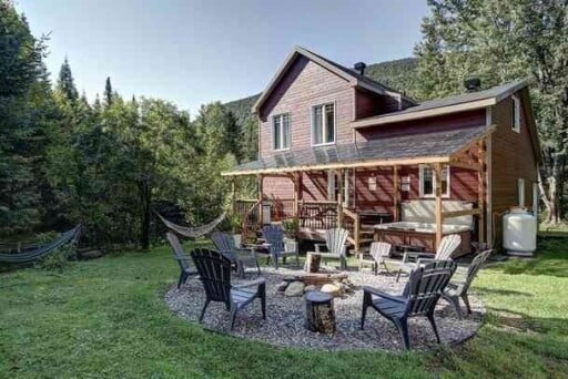 Nature, Cour Arrière, Cour, Logement, Maison, Cabane, Cabane En Rondins