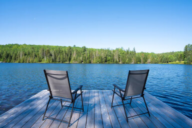 Québec, Nature, Outdoors, Scenery, Lakefront, Chair, Furniture