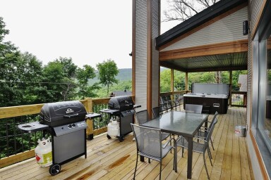 Québec, Nature, Scenery, Interior Design, Porch, Deck, Chair