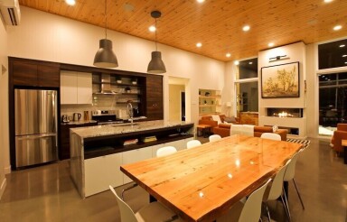 Nature,, Interior Design, Wood, Lamp, Dining Room, Chair, Kitchen