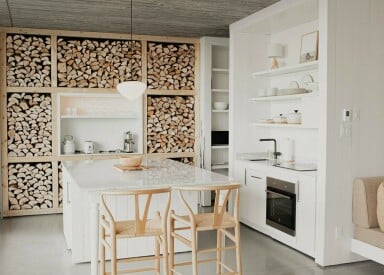 Cottage, Indoors, Interior Design, Kitchen, Wood Panels, Home Decor, Wood