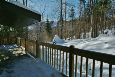 Cottage, Railing, Vegetation, Tree, Shelter, Backyard, Scenery