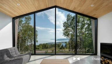 Chalet, Intérieur, Design D'intérieur, Porte, Fenêtre, Canapé, Meubles