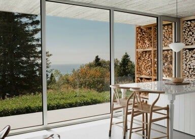 Chalet, Design D'intérieur, Porte, Porte Coulissante, Porte-Fenêtre, Fenêtre, Table
