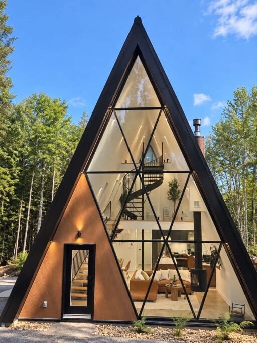 Nature,, Building, Housing, Indoors, Interior Design, House, Cabin In The Woods