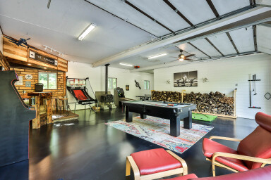 Cottage, Furniture, Table, Indoors, Housing, Loft, Person