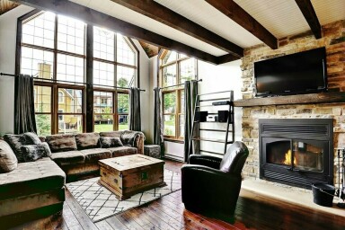 Canada, Indoors, Interior Design, Home Decor, Fireplace, Living Room, Wood