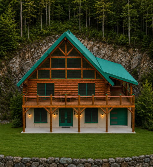 Nature,, Building, Housing, House, Cabin, Cottage, Log Cabin