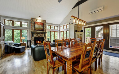 Cottage, Dining Room, Dining Table, Table, Wood, Hardwood, Interior Design