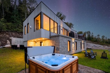 Québec, Tub, Hot Tub, Interior Design, House, Housing, Villa