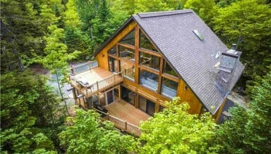 Québec, Building, Housing, House, Cabin, Cabin In The Woods, Person