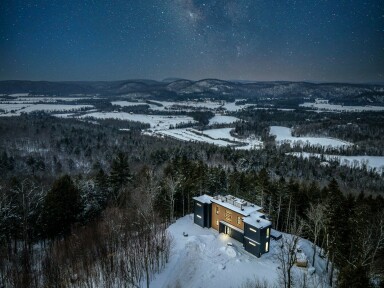Québec, Outdoors, Shelter, Nature, Scenery, Tree, Fir