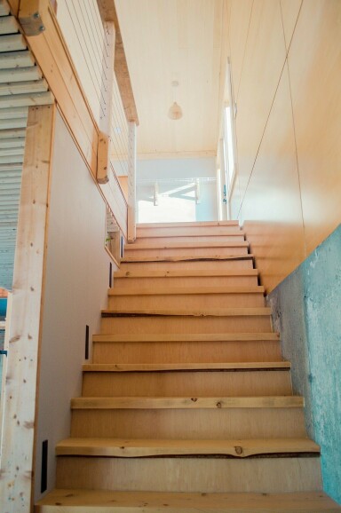 Chalet, Logement, Escalier, Bois, Design D'intérieur, Bois Dur, Bois Teinté