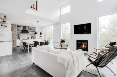 Nature,, Home Decor, Indoors, Interior Design, Fireplace, Floor, Furniture
