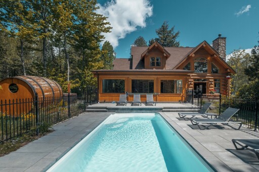 Nature, En Plein Air, Paysage, Chaise, Piscine, Piscine, Villa