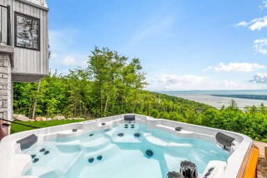 Canada, Bain, Bain À Remous, Extérieur, Piscine, Eau