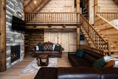 Nature, Design D'intérieur, Salon, Bois, Escalier, Cheminée, Bois Franc