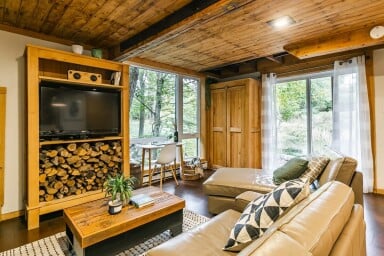 Chalet, Intérieur, Design D'intérieur, Bois, Bois Dur, Bois Teinté, Panneaux En Bois