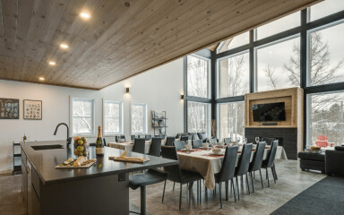 Canada, Design D'intérieur, Salle À Manger, Table À Manger, Table, Restaurant, Cafétéria