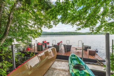 Chalet, Nature, Plein Air, Paysage, Bord De Lac, Bateau, Véhicule