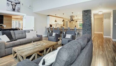 Chalet, Canapé, Décoration D'intérieur, Salle De Séjour, Design D'intérieur, Salon