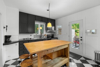 Canada, Intérieur, Design D'intérieur, Cuisine, Bois, Îlot De Cuisine, Décoration D'intérieur